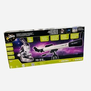 Edu Science M800X Microscope & T600 Telescope Combination Set - STEM Kids